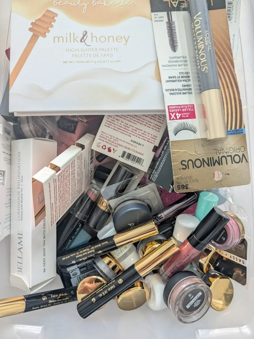 Mixed Beauty Makeup Cosmetics Lot Over 50 Pieces MYSTERY Full Size & Travel NEW